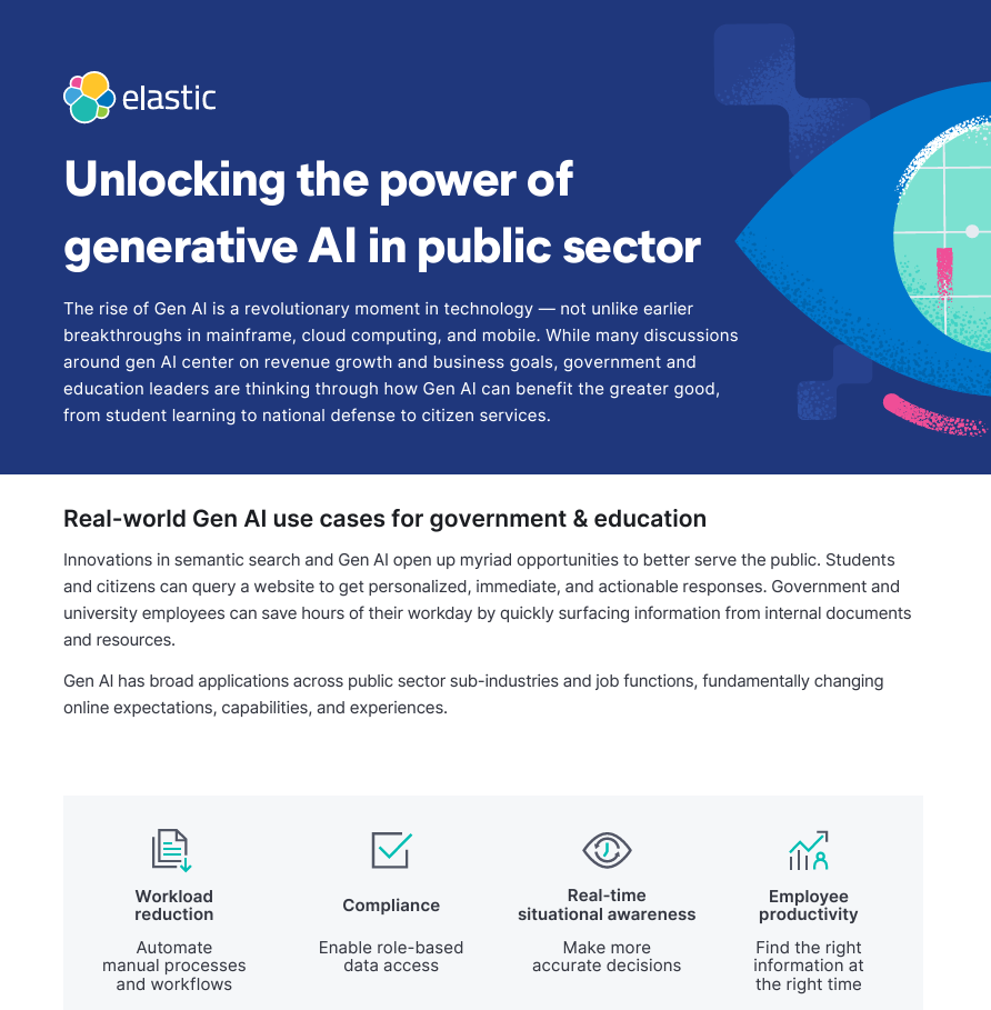 >Unlocking the power of GenAI in the public sector