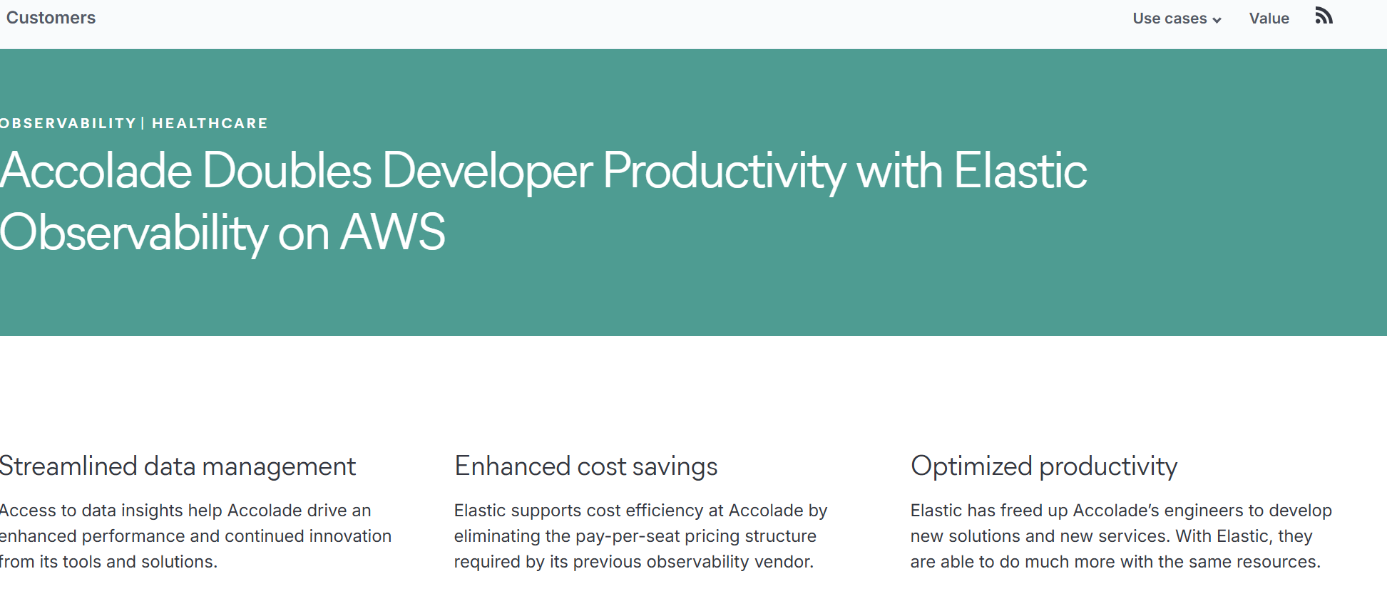 >How to double developer productivity with Elastic Observability on AWS